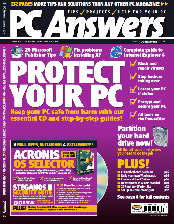 PC Answers, issue 101 cover